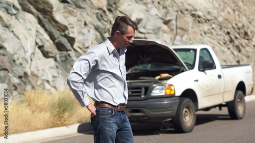 Stranded Man Frustration