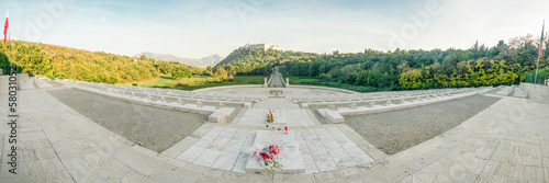Polish soldiers' cemetery at Monte Cassino photo