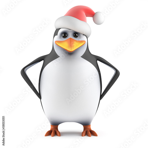 Santa Claus Penguin © Steve Young