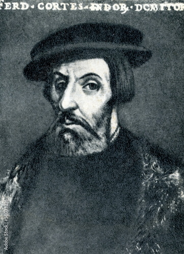 Hernán Cortés, spanish conquistador photo