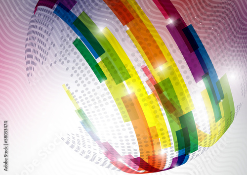 Abstract Colorful Background.