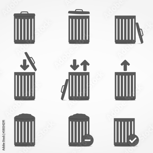 Trash Can Icons