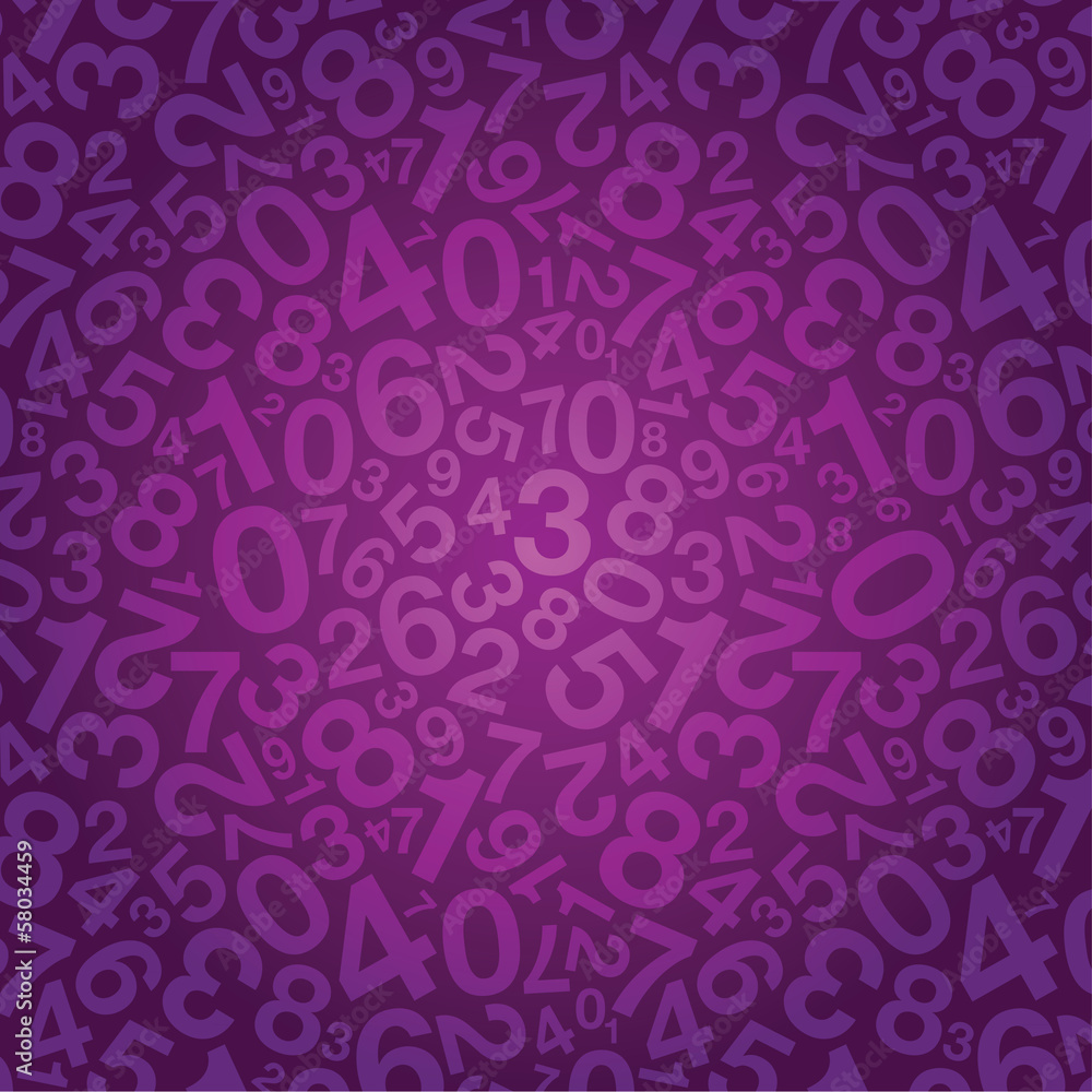 purple number background purple number background