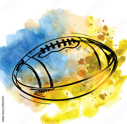 vector football