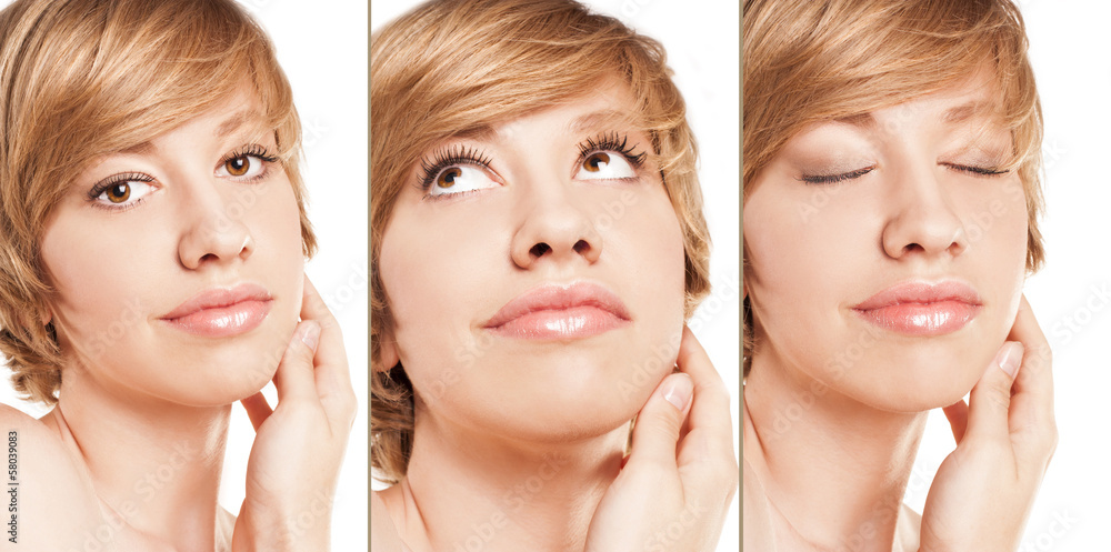 Fresh clean skin. woman Fresh clean skin. woman
