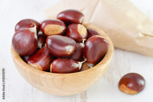chestnut in bowl