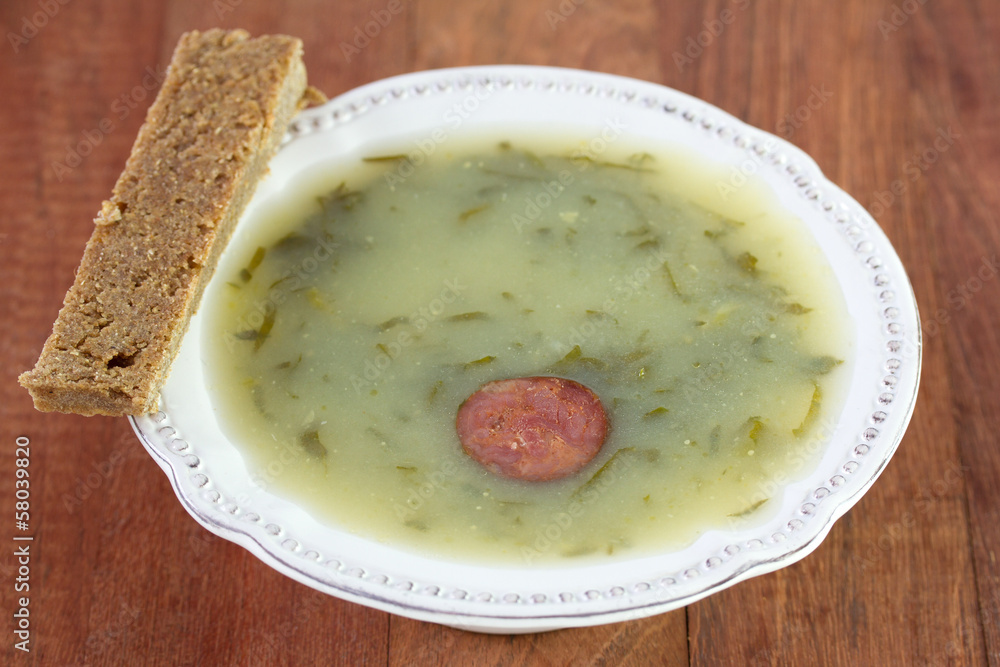 soup with sausage soup with sausage