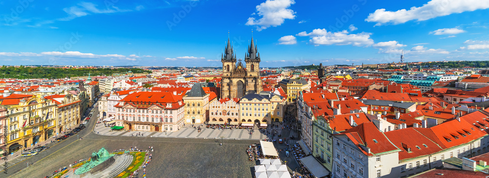 Obraz Panorama Rynku Starego Miasta w Pradze, Czechy