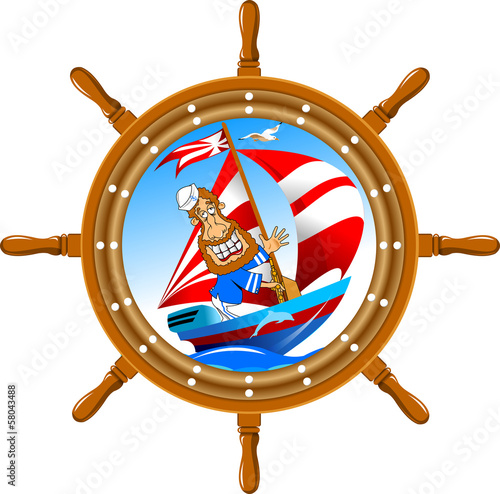 sailor and the wheel
