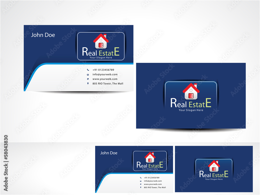 Real Estate Business Card Real Estate Business Card