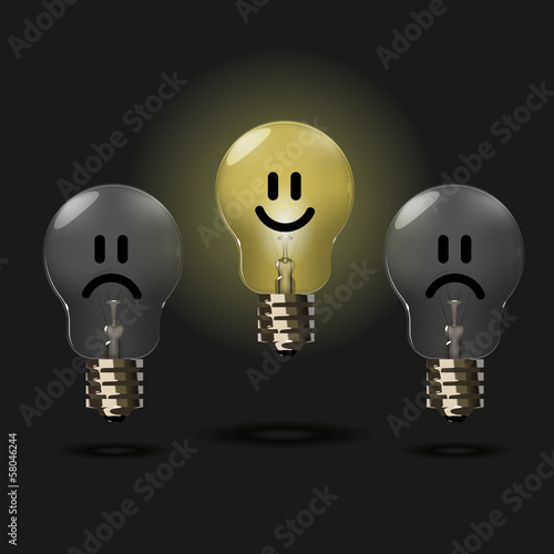 Light Bulb Idea concept photo