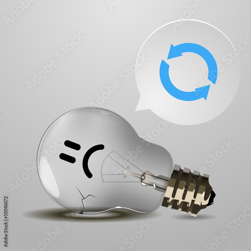 Broken Light Bulb