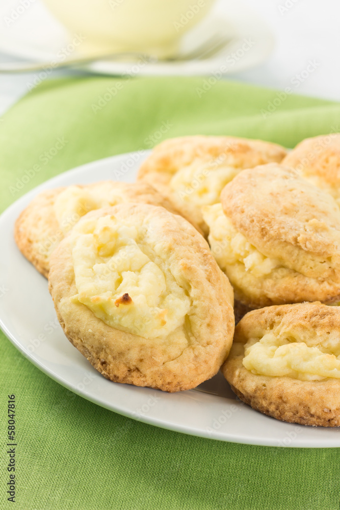 Cottage cheese cookie