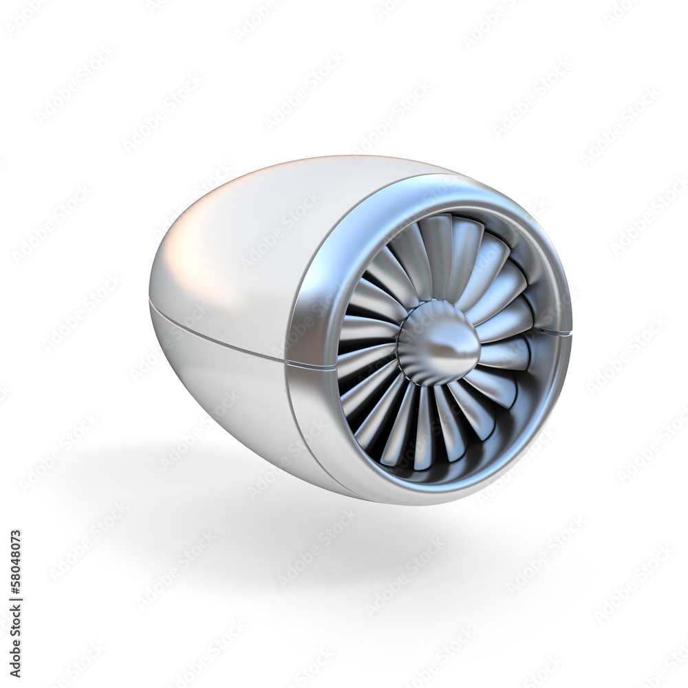 jet engine isolated jet engine isolated
