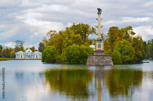 Catherine park in Tsarskoe Selo near St.-Petersburg, Russia