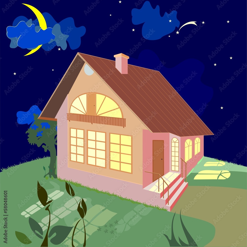 Home on a summer night Home on a summer night
