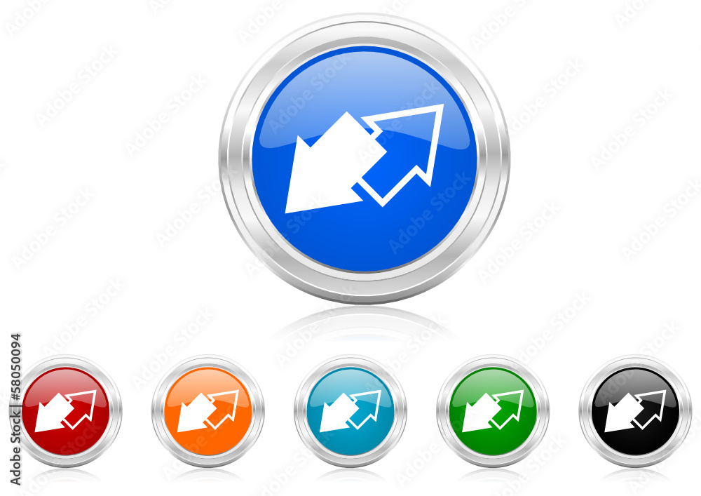 exchange icon vector set exchange icon vector set