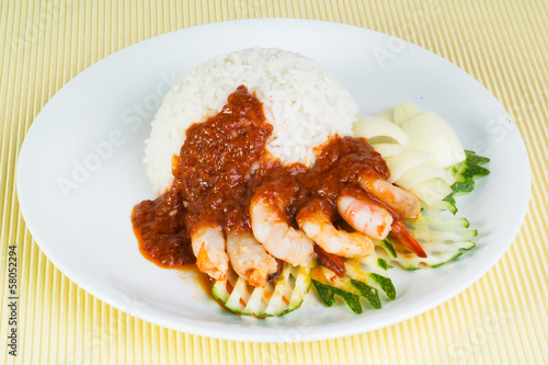 asia food and rice malaysia