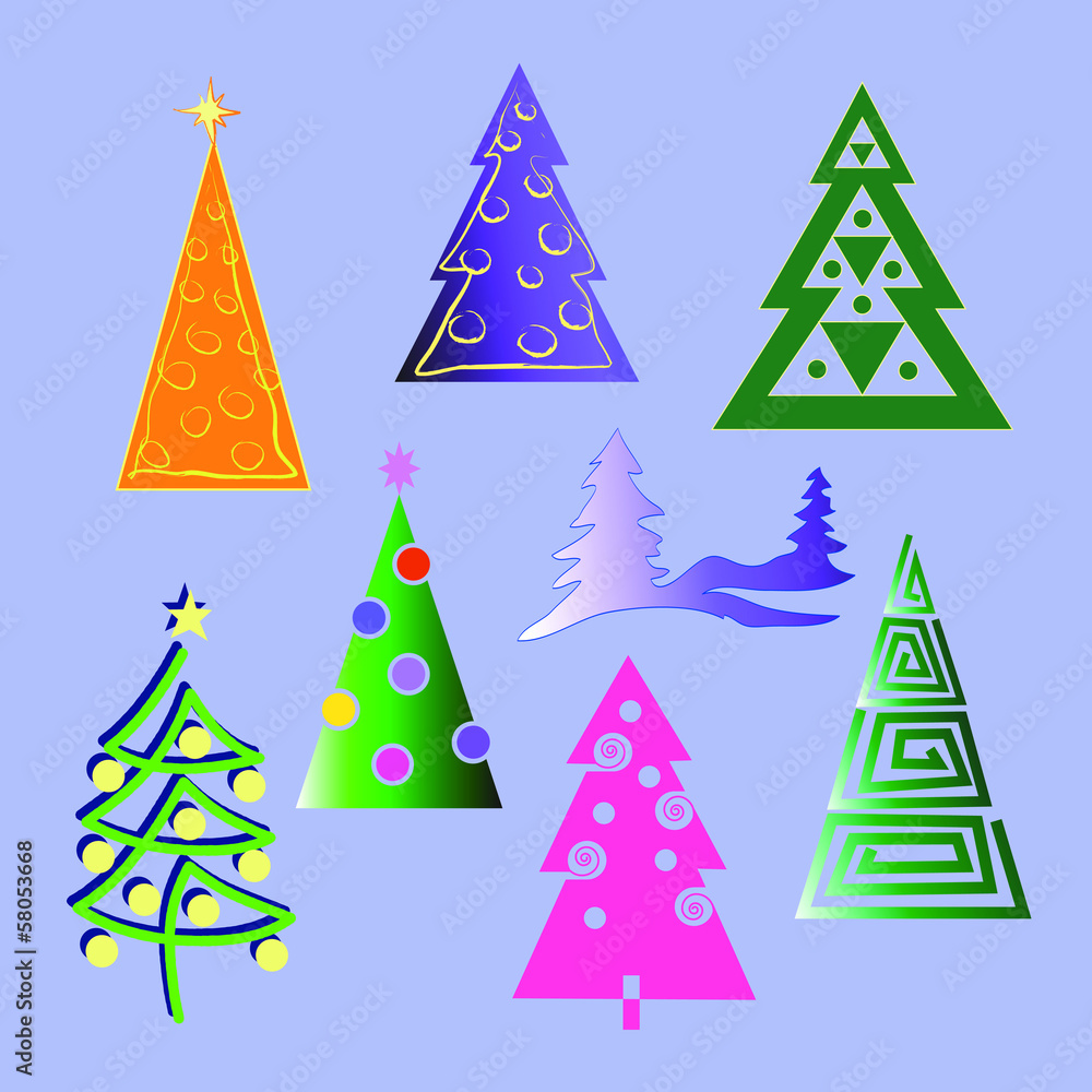 Obraz premium Fir-trees
