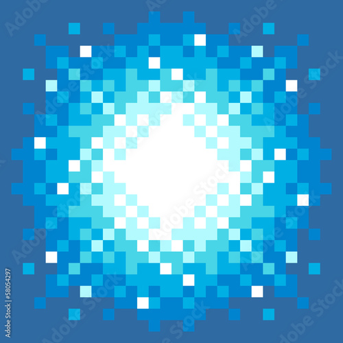 8-Bit Pixel-art Explosion