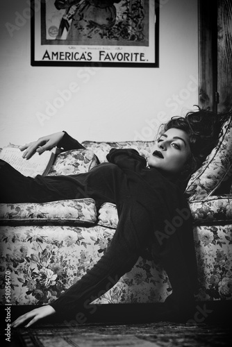 Slika na platnu Portrait of decadence