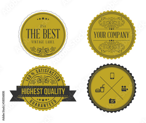 Nature Vintage Label