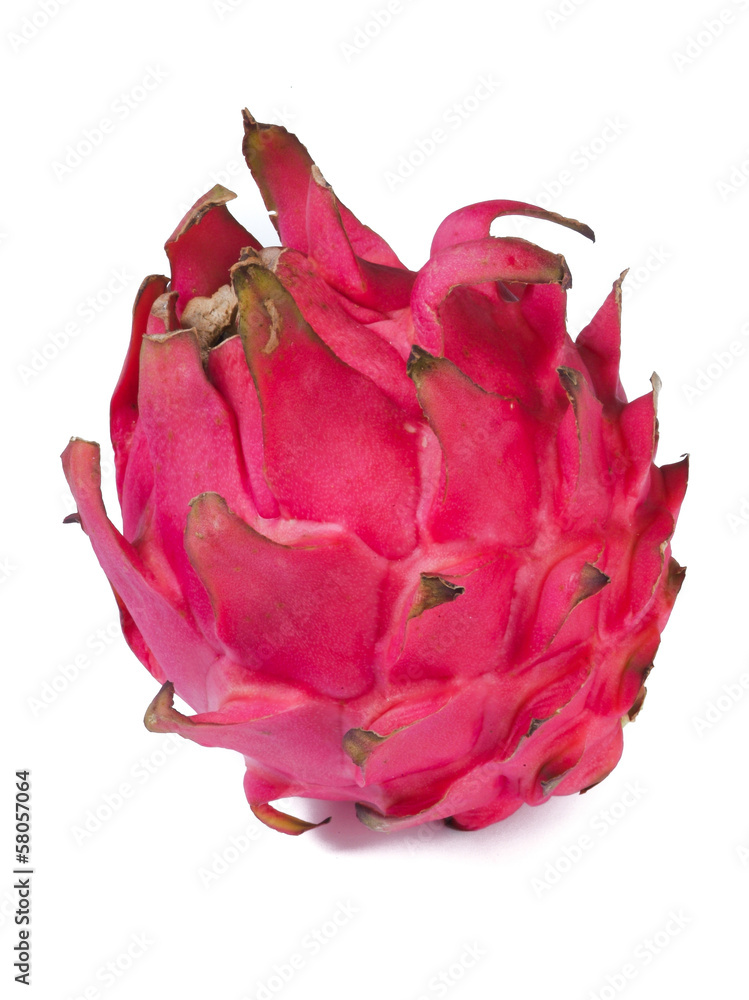 dragon fruit isolated on white background dragon fruit isolated on white background