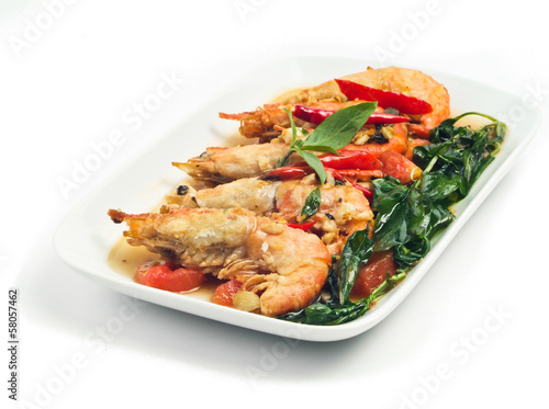 seafood in asian. malaysia food