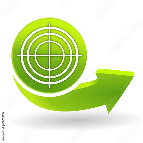 diagnostic sur symbole vert