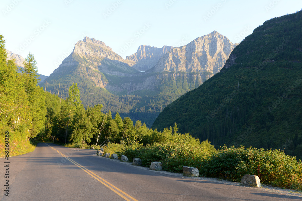 Naklejka premium Glacier National Park au USA