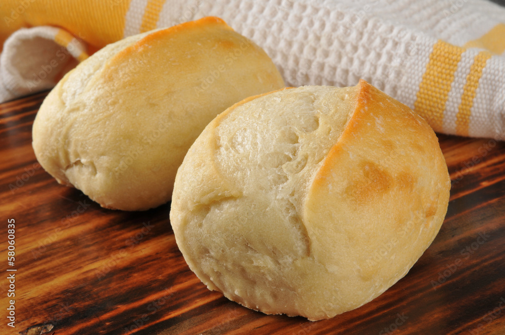 Fresh baked rolls