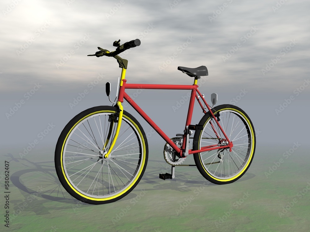 Mountain bike - 3D render