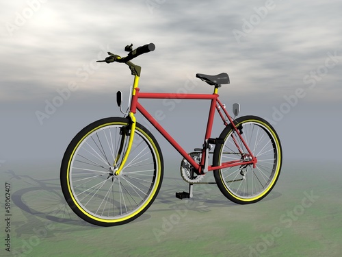 Mountain bike - 3D render