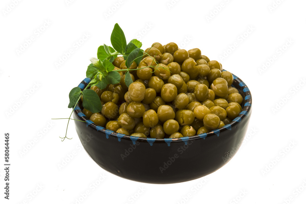 Marinated green peas Marinated green peas