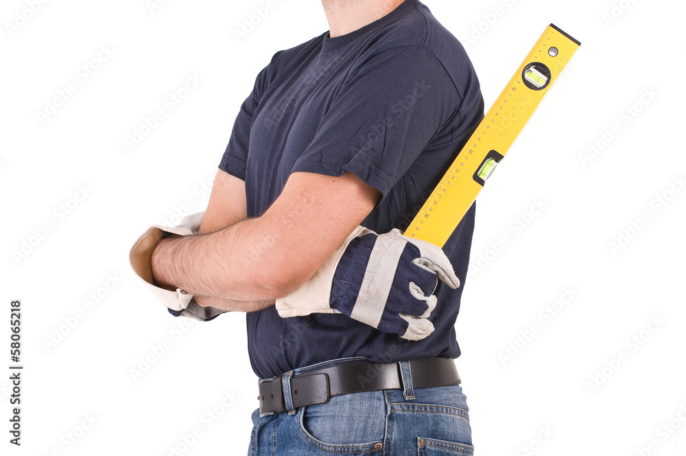 Blue collar worker. Blue collar worker.