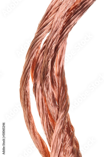 Red copper wire component for industry