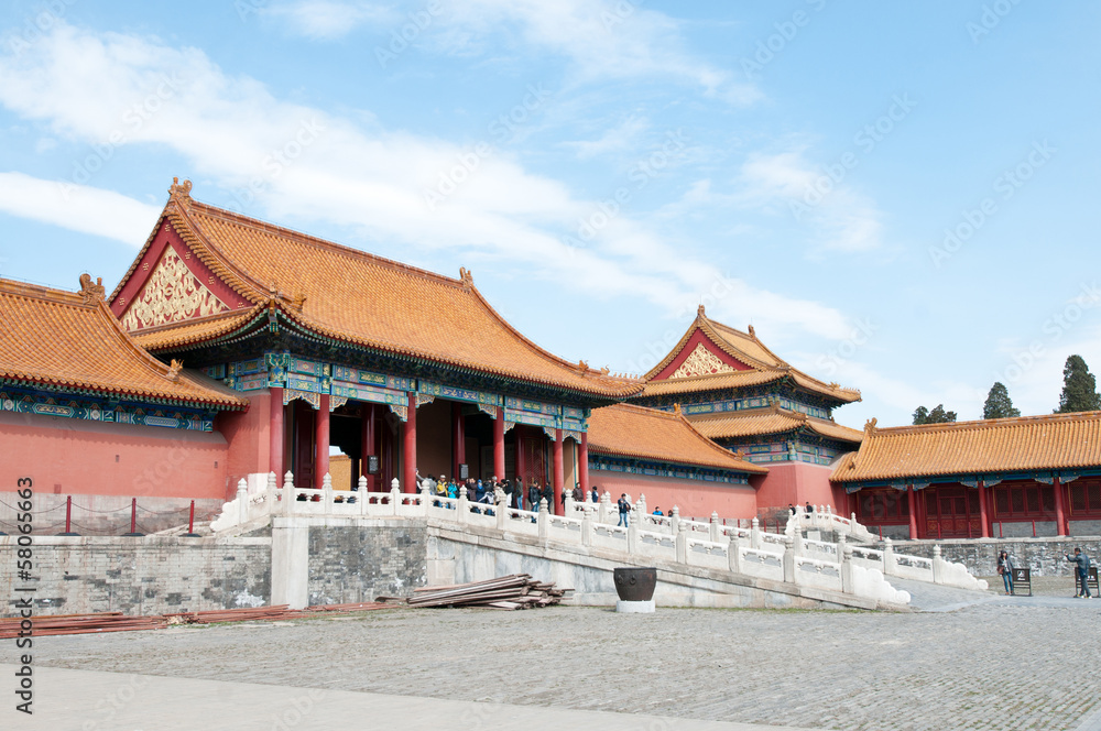Zhao De Men (Gate of manifesting virtues) in Forbidden City Zhao De Men (Gate of manifesting virtues) in Forbidden City