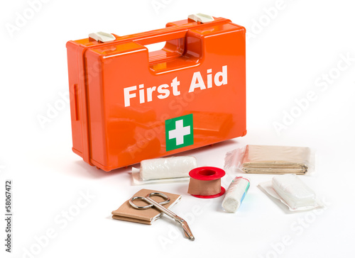 Foto First Aid Kit with dressing material