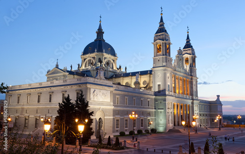 Santa Maria la Real de La Almudena - Cathedral in Madrid, Spain
