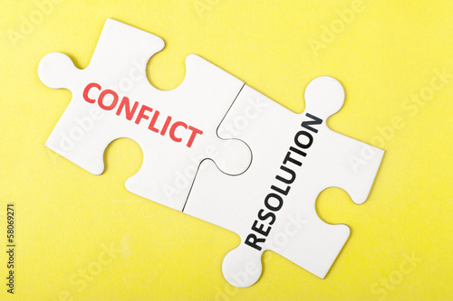 Conflict and resolution words