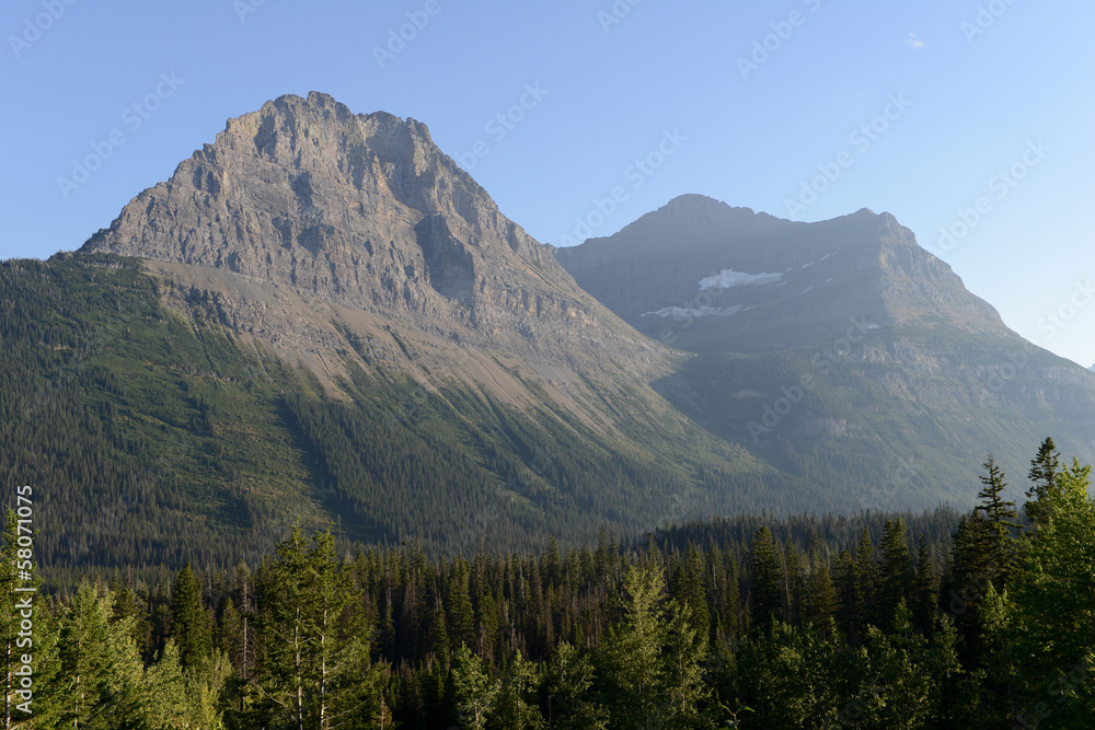 Au Glacier National Park, USA