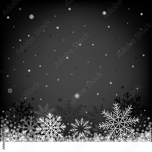 christmas black background