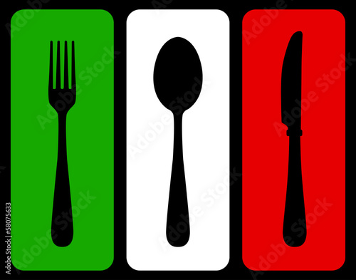 Fork, spoon, knife - Italy