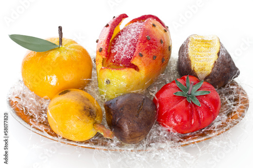 Almond pastry - Frutta di martorana photo