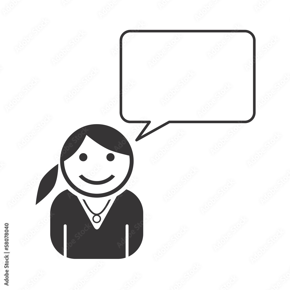 avatar portrait picture with caption bubble avatar portrait picture with caption bubble