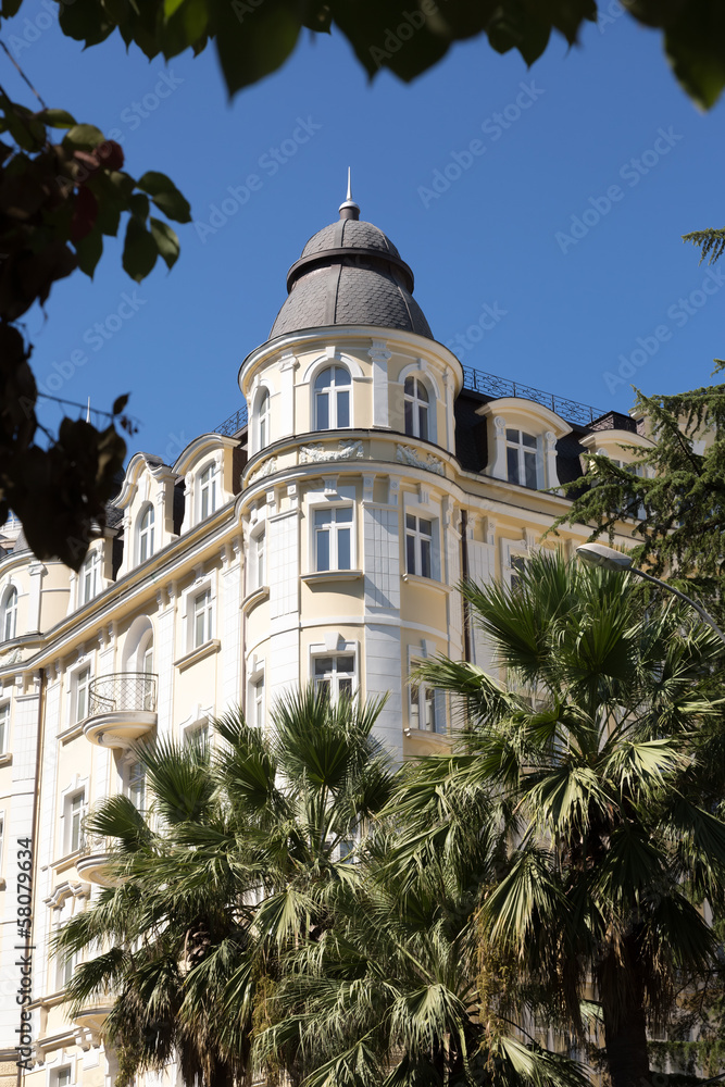 Obraz premium Гостиницы Сочи, подготовка города к олимпиаде