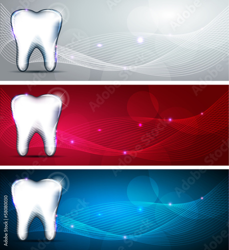 Modern dental designs, banners