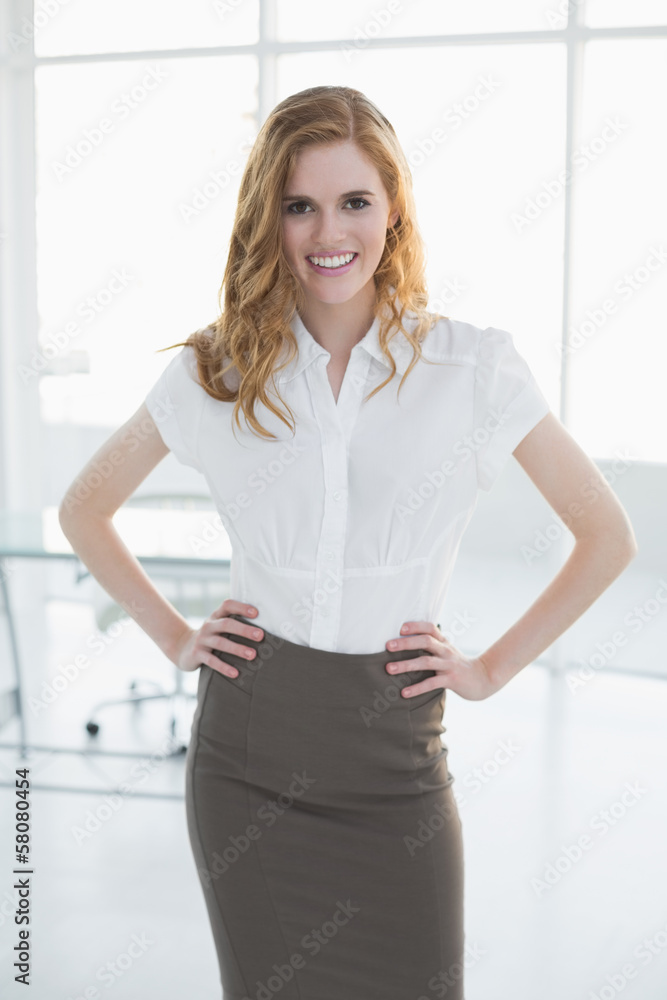 Portrait of an elegant businesswoman in office Portrait of an elegant businesswoman in office