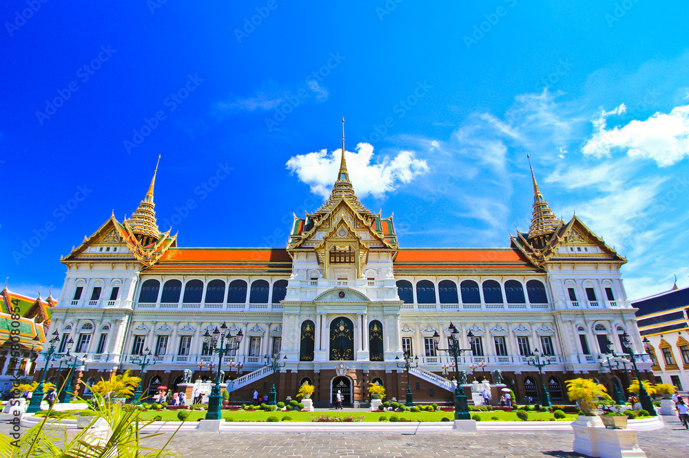Grand palace in Bangkok of Thailand