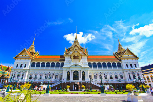 Grand palace in Bangkok of Thailand